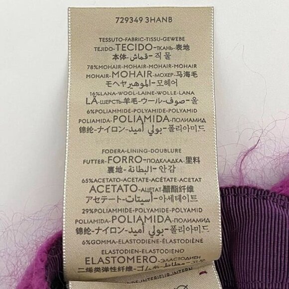 Gucci Cap Purple GG Marmont